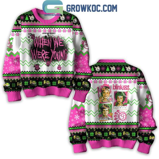 B182 When We Were Young Christmas Ugly Sweater - Image 4