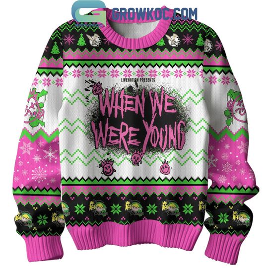 B182 When We Were Young Christmas Ugly Sweater - Image 5