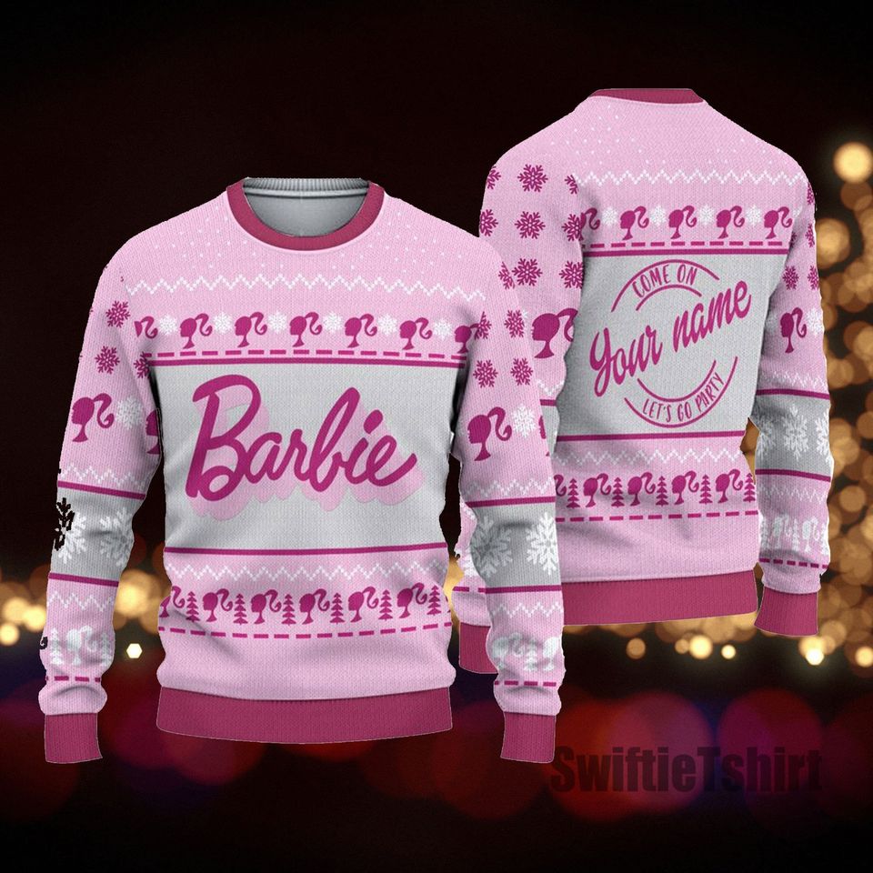 Babi Custom Name Ugly Christmas Sweater, Christmas Gift