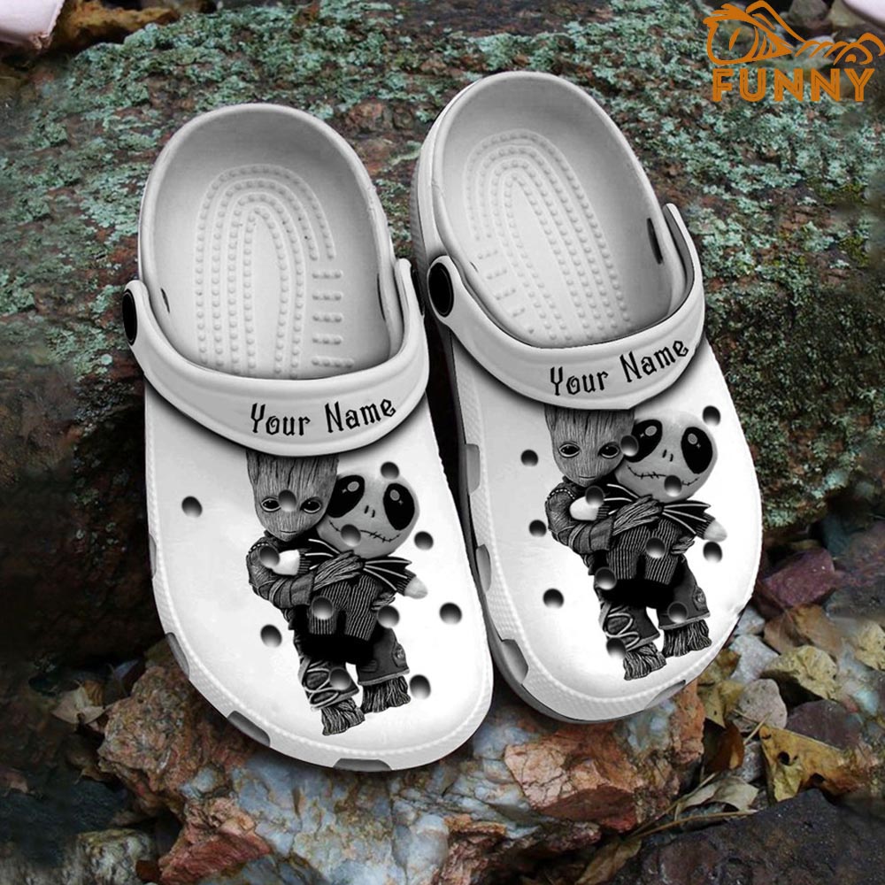 Baby Groot Movie Christmas Crocs Crocband Clogs Shoes Comfortable For Men Women and Kids