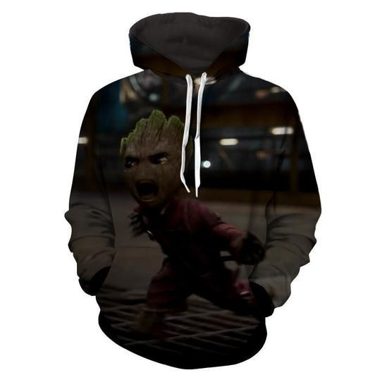 Baby Yoda 3D All Over Print Hoodie, Zip Hoodie