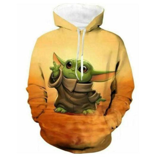 Baby Yoda 3D All Over Print Hoodie, Zip Hoodie