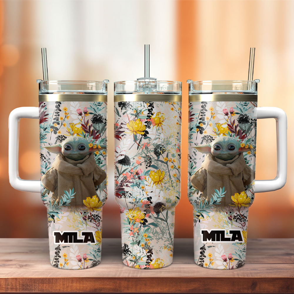 Baby Yoda Star War Movie Custom Stanley Cup 40 oz 30 oz Tumbler With HandleTVC2301253