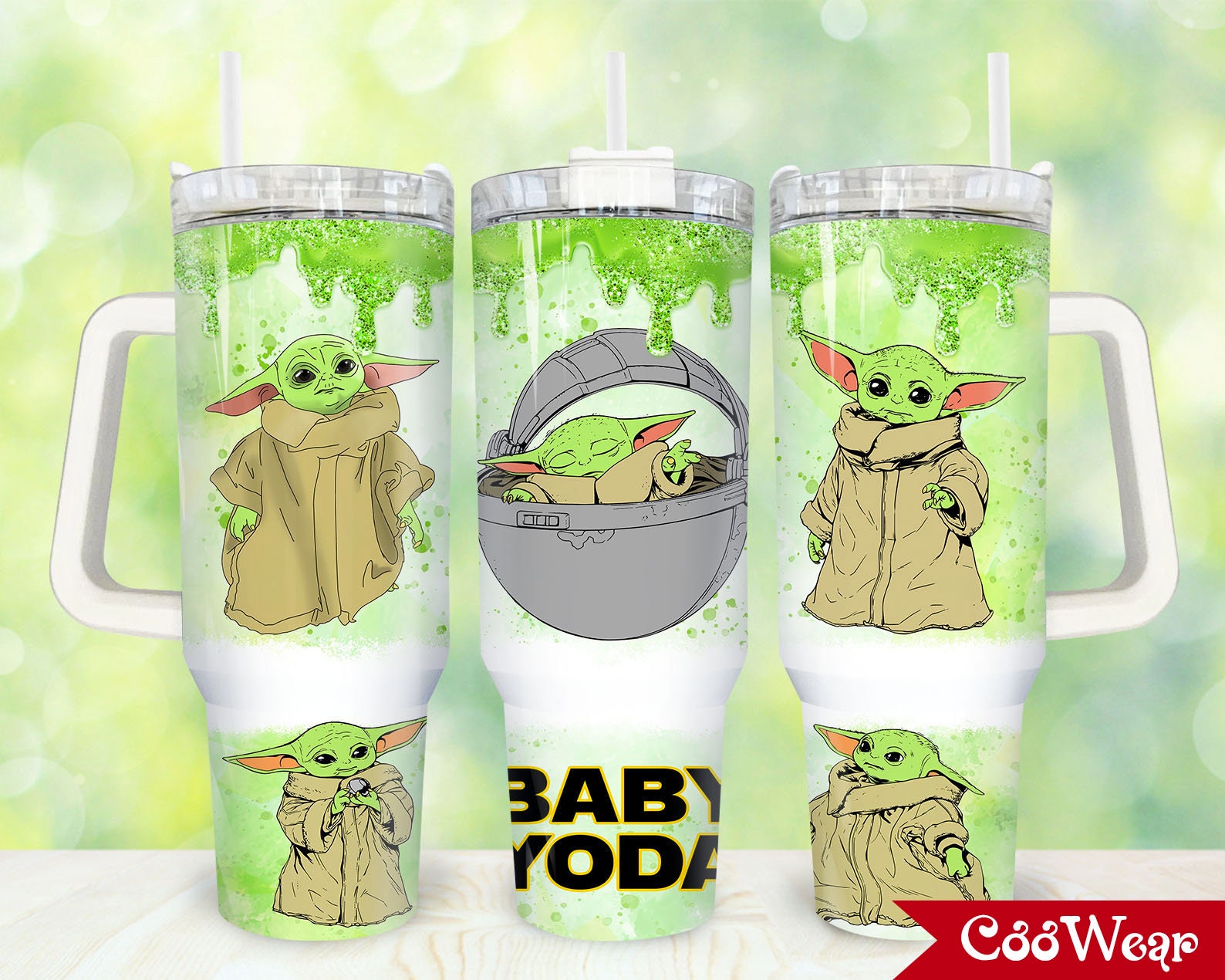 Baby Yoda Star Wars Movies Custom Stanley Cup 40 oz 30 oz Tumbler With HandleTVC2301858