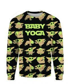 Baby Yoda Ugly Christmas Sweater Adult 3D Funny Matching for family
