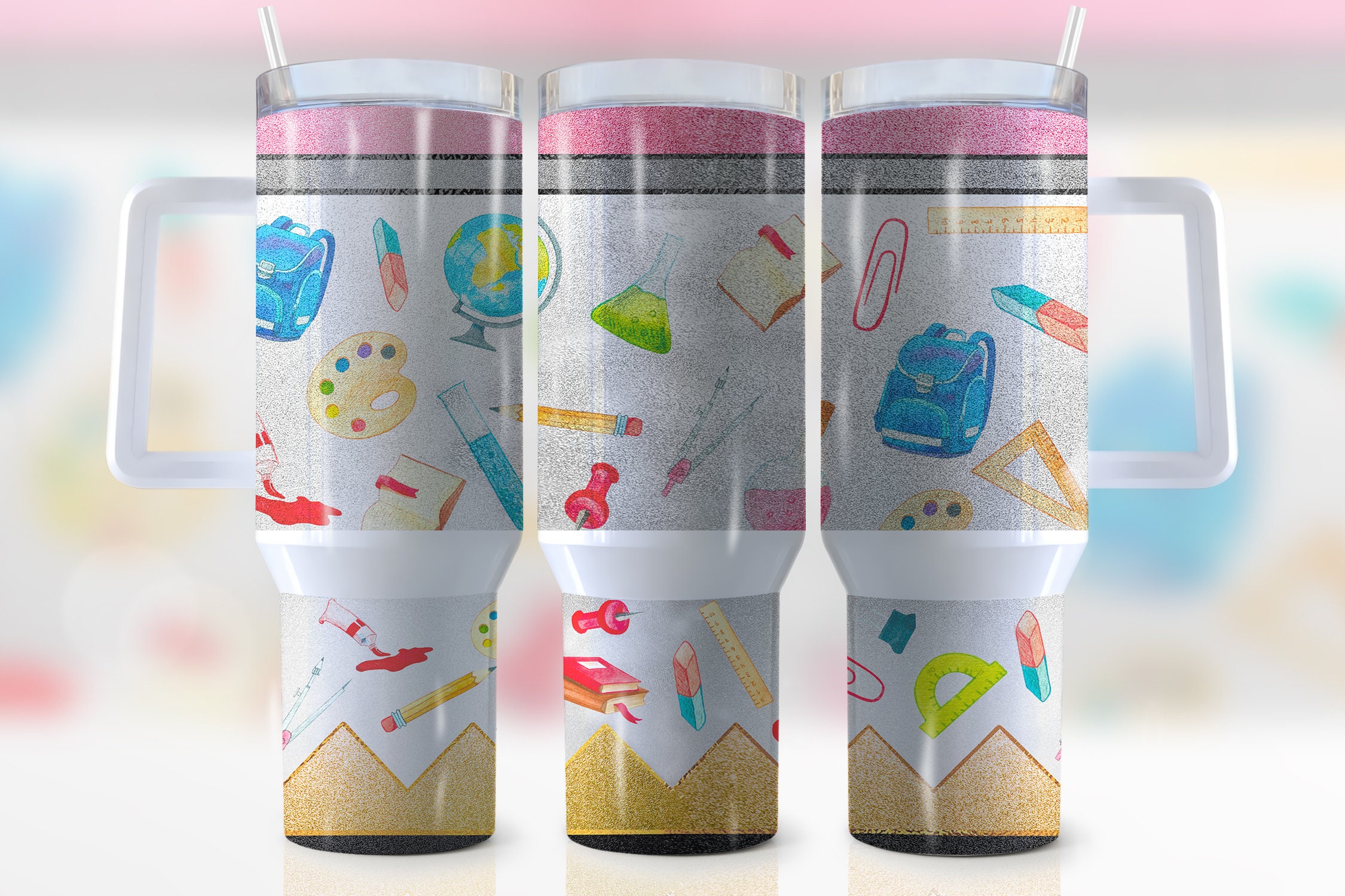 Back To School Custom Stanley Cup 40 oz 30 oz Tumbler With HandleTVC2301950