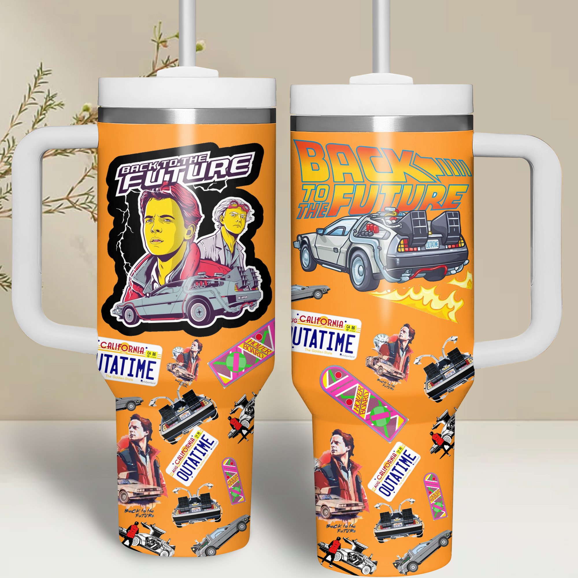 Back to the Future Movies Custom Stanley Cup 40 oz 30 oz Tumbler With HandleTVC2301264
