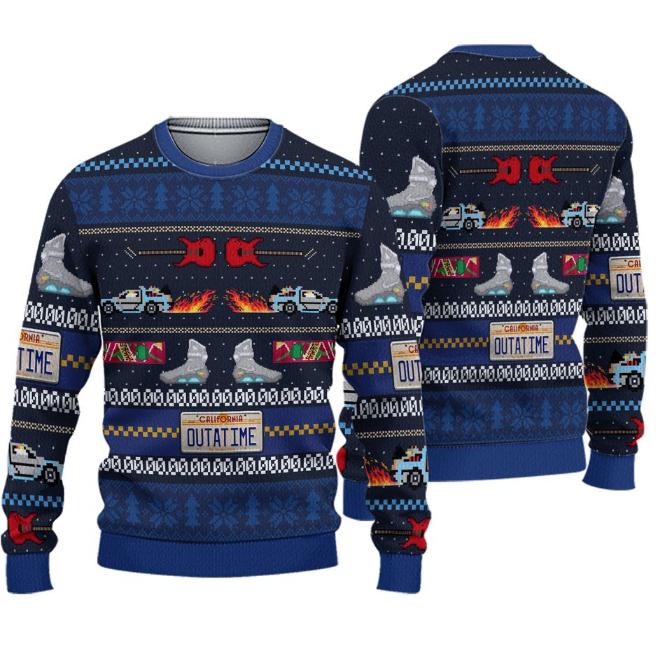 Back to the Future Ugly Sweater, Back to the Future Ugly Christmas Sweater