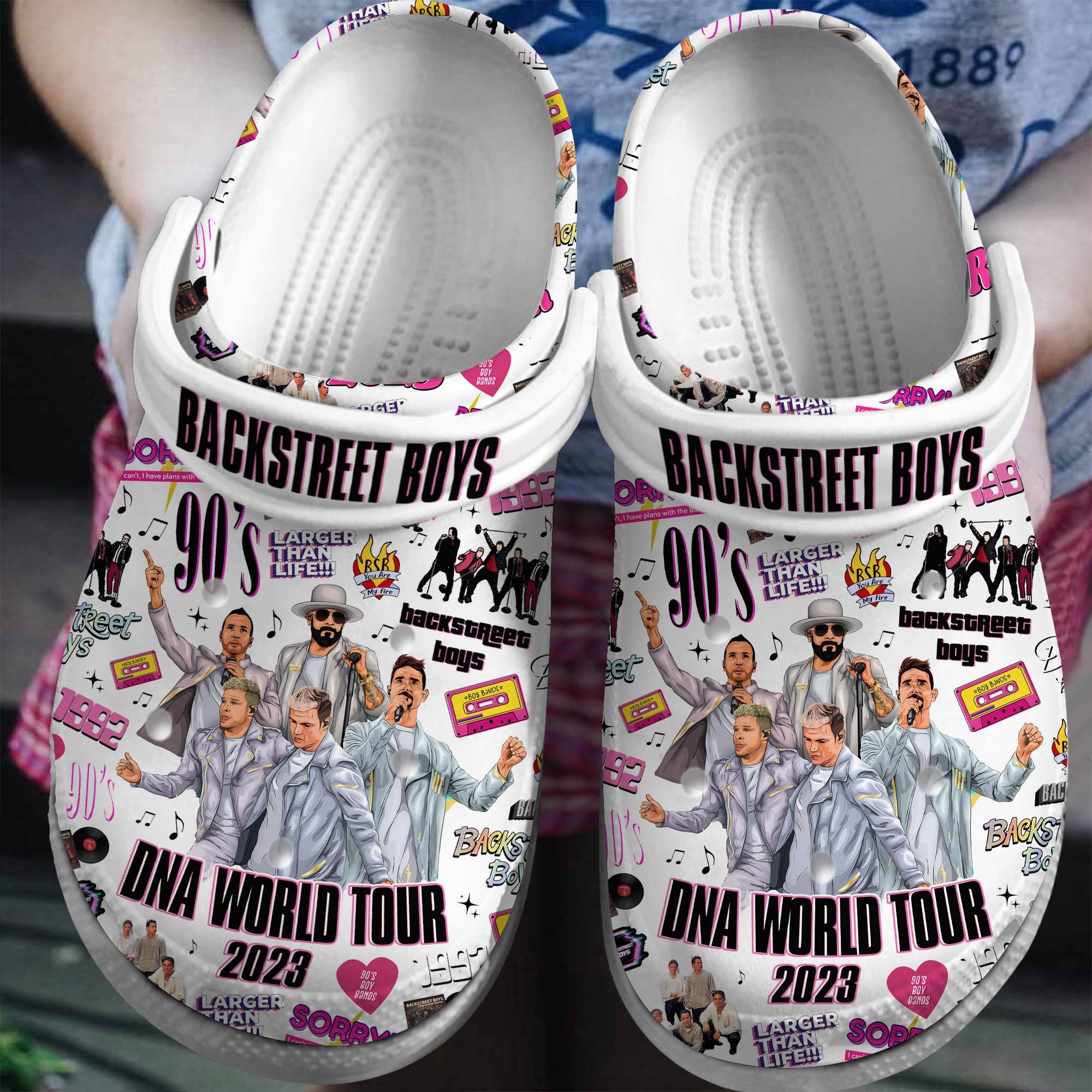 Backstreet Boys Band Music Crocs Crocband Clogs Shoes Comfortable For Men Women and Kids