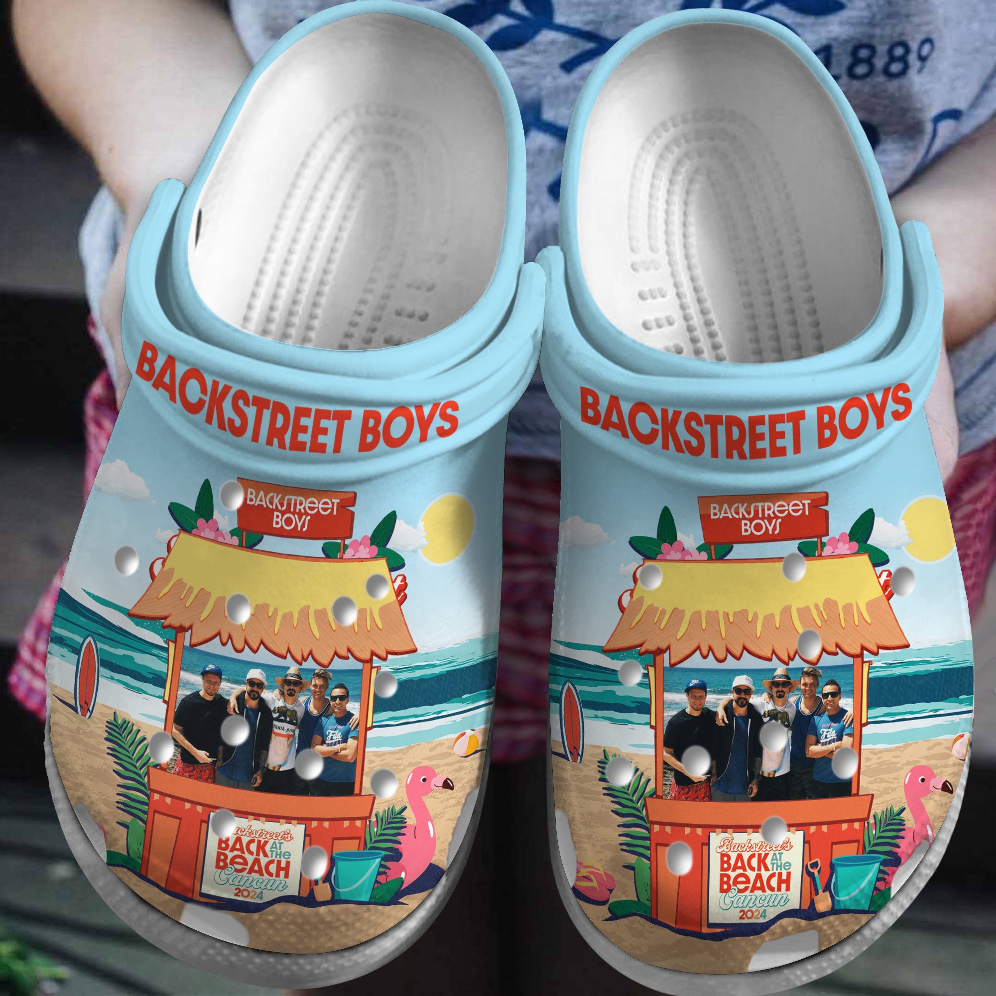 Backstreet Boys Music Crocs Crocband Clogs Shoes Comfortable For Men Women and Kids
