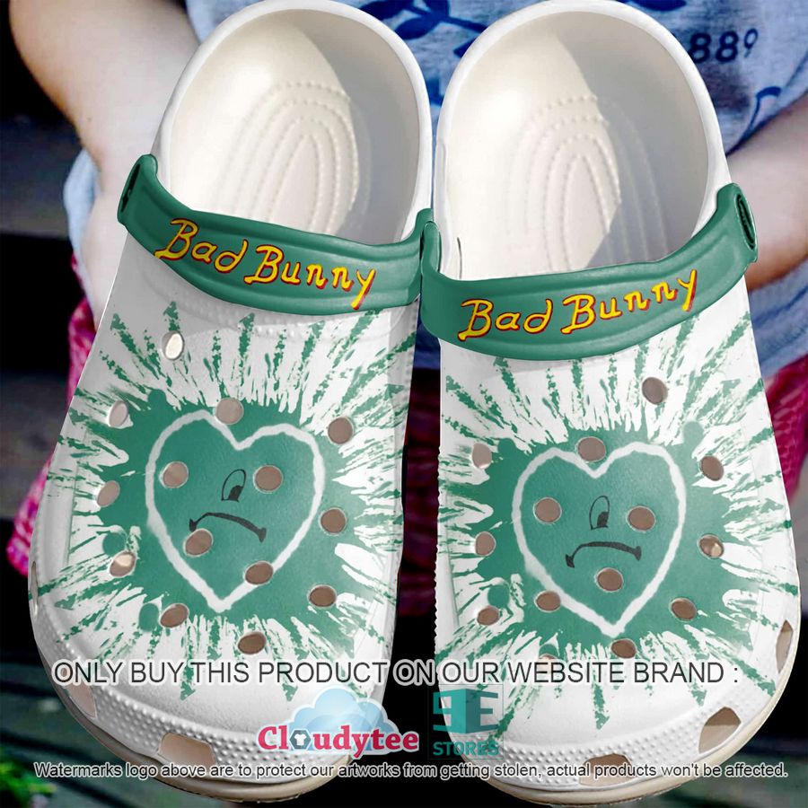 Bad Bunny Music Crocs Crocband Clogs Shoes Comfortable For Men Women and Kids