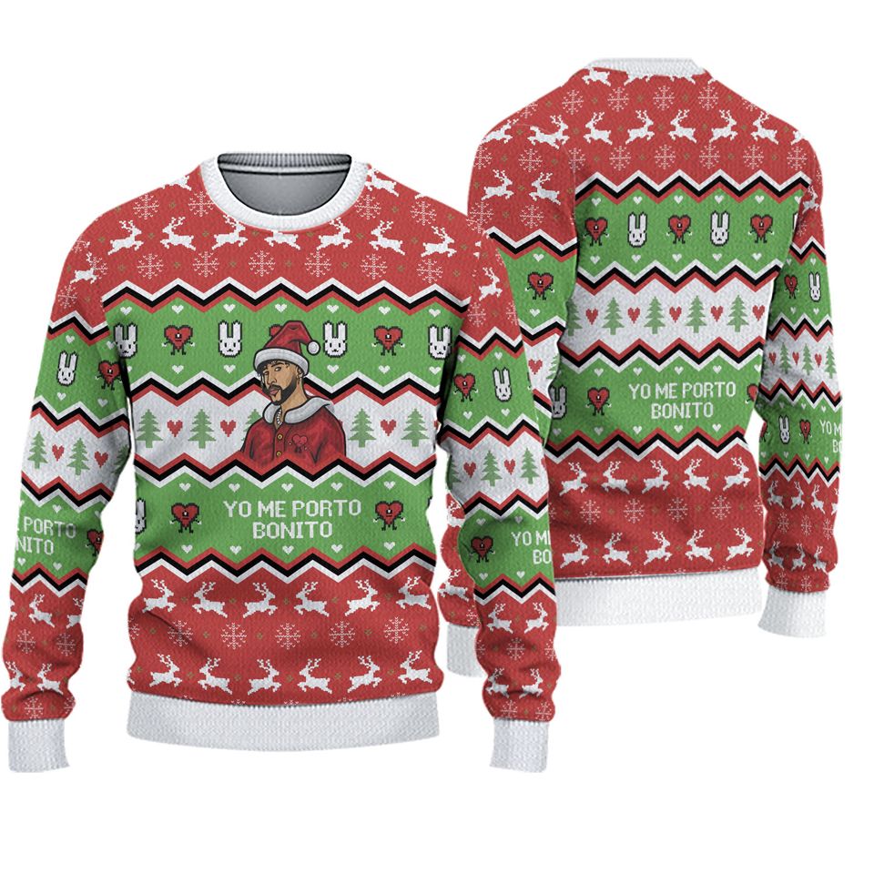 Bad Bunny Ugly Christmas Sweater