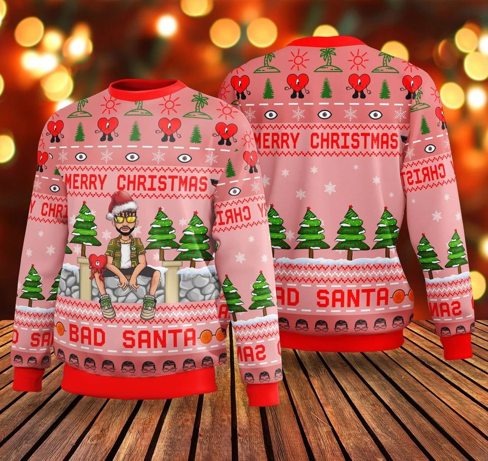 Bad Bunny Ugly Knitted Christmas