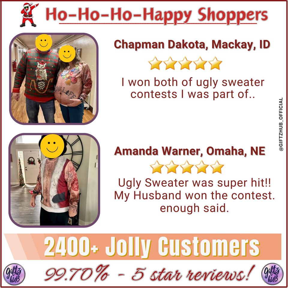 Bad santa ugly xmas shirt, Funny ugly Christmas sweater, caucasian santa sweatshirt, funny Christmas jumper - Image 8