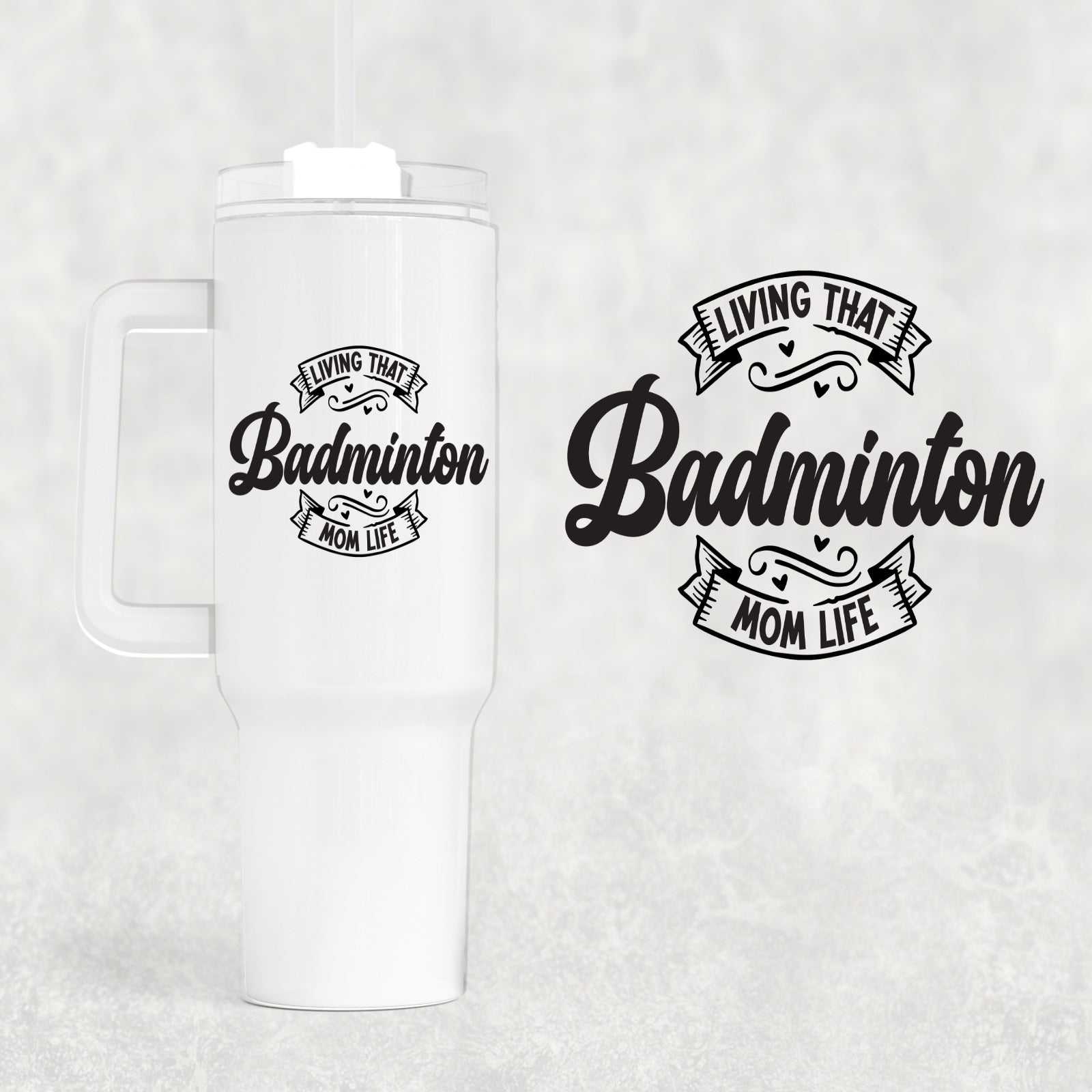 Badminton Custom Stanley Cup 40 oz 30 oz Tumbler With HandleTVC2301745