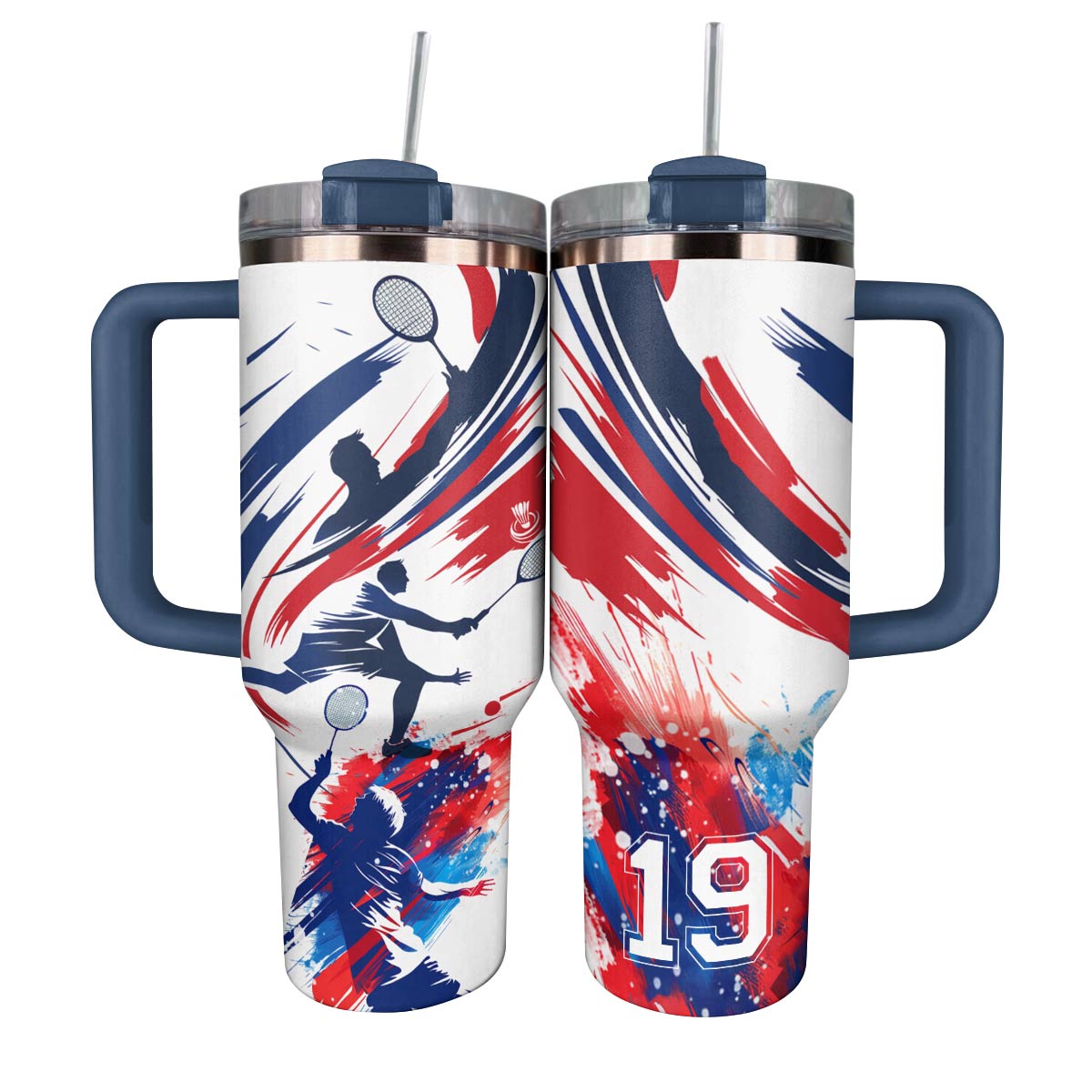 Badminton Custom Stanley Cup 40 oz 30 oz Tumbler With HandleTVC2301791