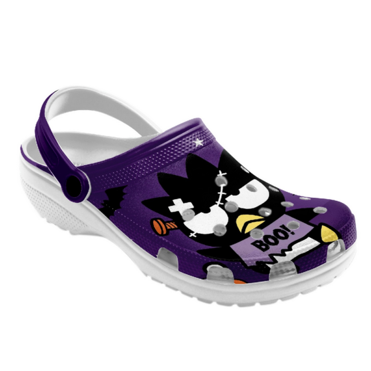 Badtz-Maru Cartoon Crocs Crocband Clogs Shoes Comfortable For Men Women and Kids