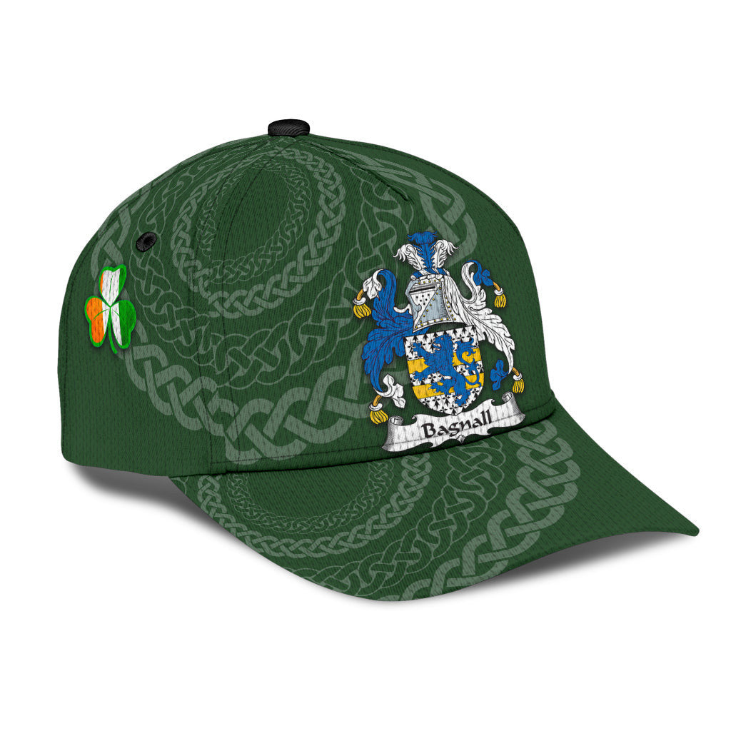 Bagnall Coat Of Arms - Irish Family Crest St Patrick's Day Hat Classic Cap Trucker Hats Custom Hats Gifts For Men & Women