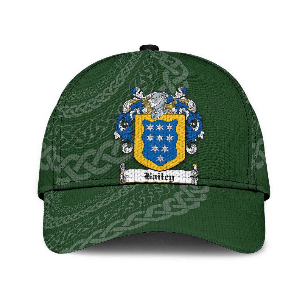 Bailey Coat Of Arms - Irish Family Crest St Patrick's Day Hat Classic Cap Trucker Hats Custom Hats Gifts For Men & Women
