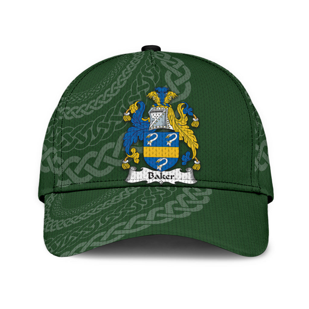 Baker Coat Of Arms - Irish Family Crest St Patrick's Day Hat Classic Cap Trucker Hats Custom Hats Gifts For Men & Women