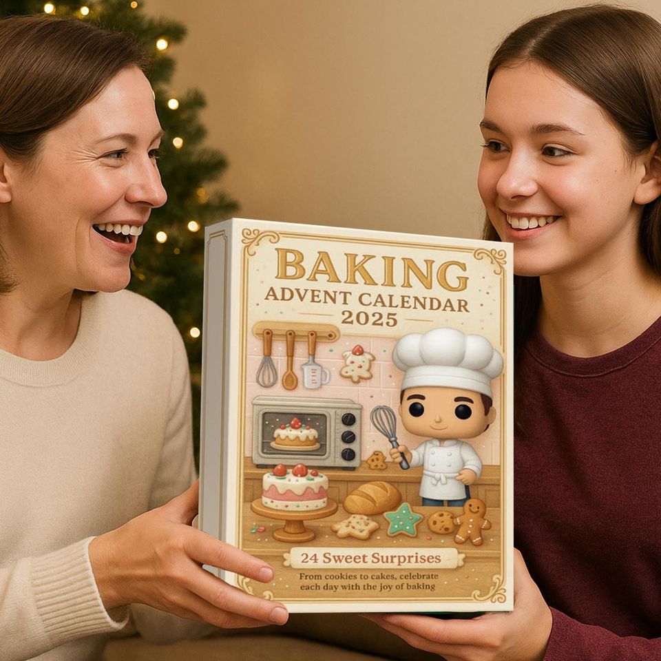 Baking Advent Calendar 2025, 24 Day Baking Figurines: Vintage Christmas Ornament Countdown - Image 5