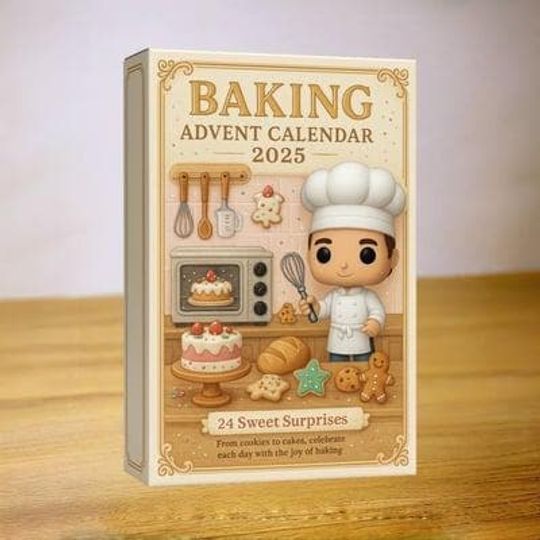 Baking Advent Calendar 2025, 24 Kitchen Ornaments, Christmas Countdown Gift, Baker Decor, Patisserie Xmas Tree Hanging - Image 8