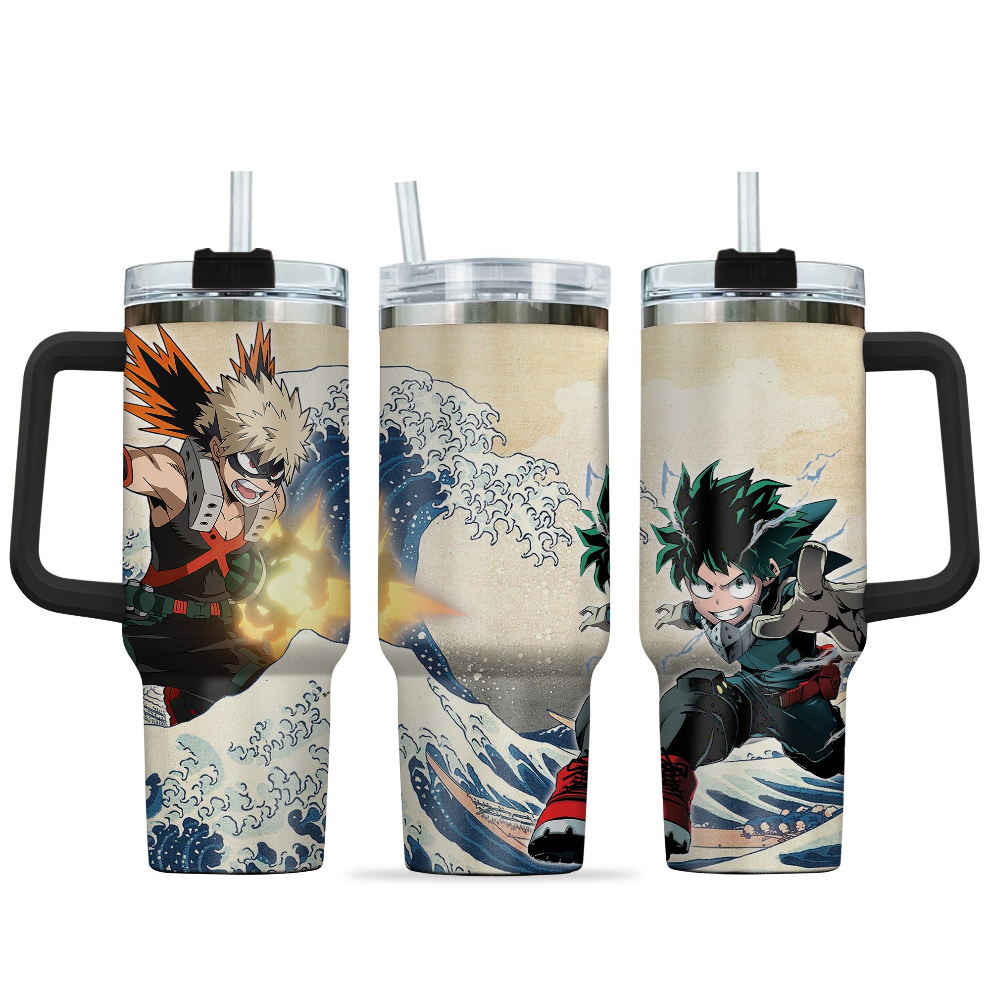 Bakugo x Deku My Hero Academia Anime Custom Stanley Cup 40 oz 30 oz Tumbler With HandleTVC2301147