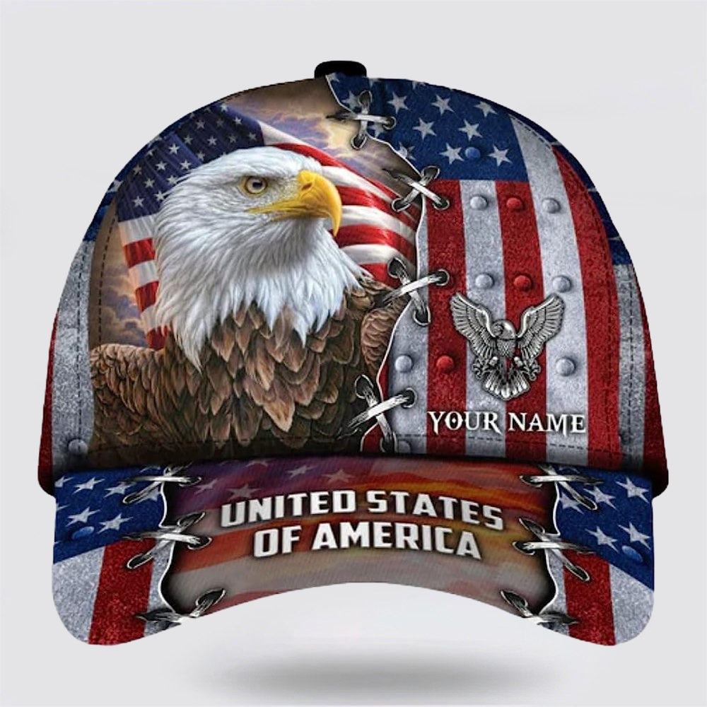 Bald Eagle United States Of America Baseball Cap - Christian Hats for Men and Women Trucker Hats Custom Hats Gifts For Men & Women
