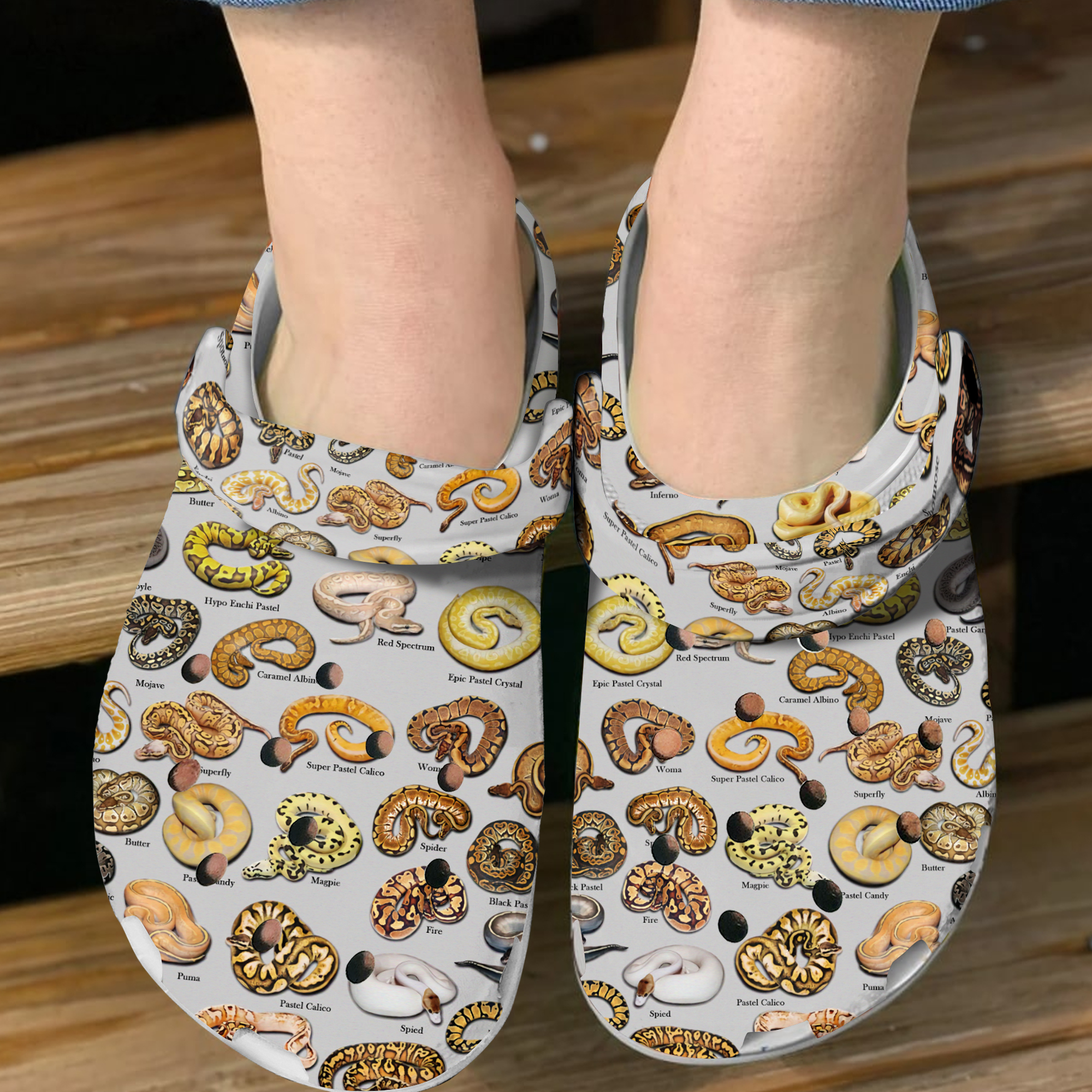 Ball Pythons Crocs Crocband Clogs Shoes Comfortable For Men Women and Kids - Image 3