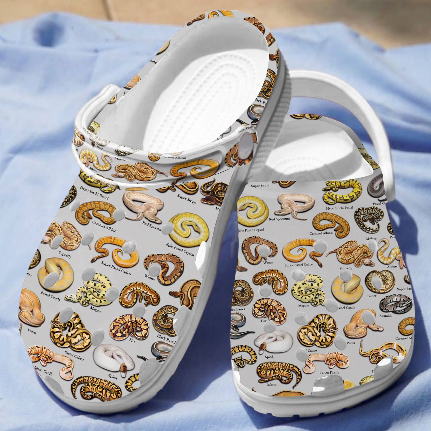 Ball Pythons Crocs Crocband Clogs Shoes Comfortable For Men Women and Kids - Image 2