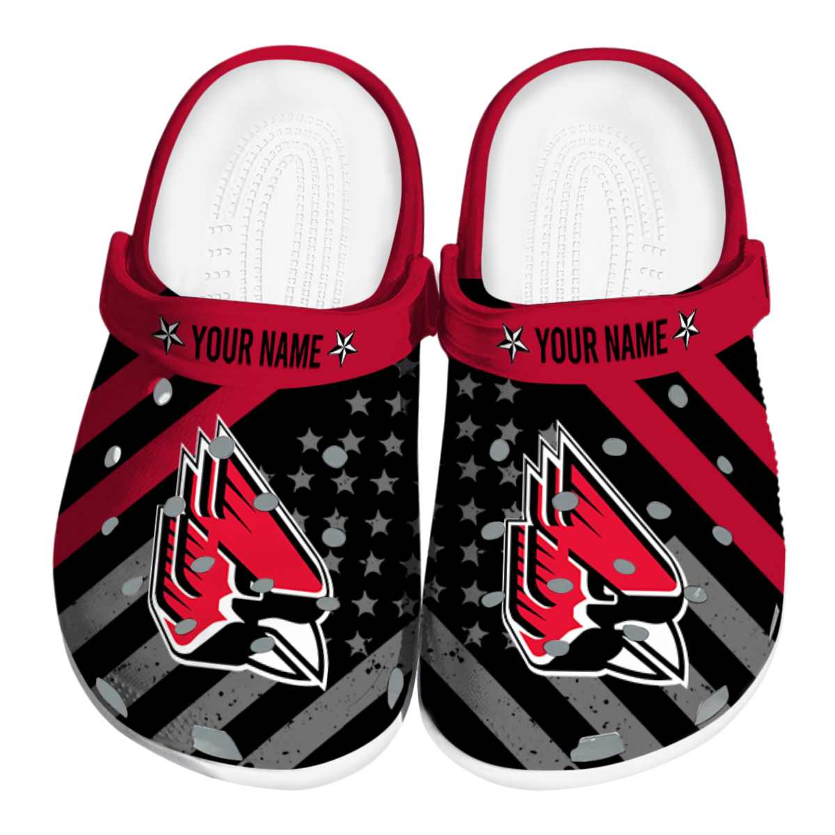 Ball State Cardinals NCAA Sport Crocs Crocband Clogs Shoes Comfortable For Men Women and Kids