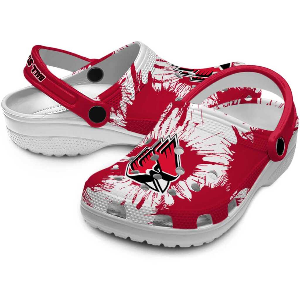 Ball State Cardinals Splatter Graphics ClogTVC1801833 - Image 3