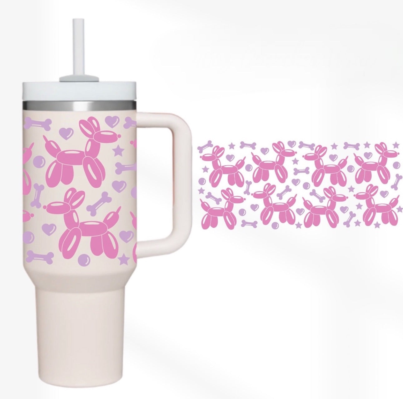 Balloon Dog Custom Stanley Cup 40 oz 30 oz Tumbler With HandleTVC2301747