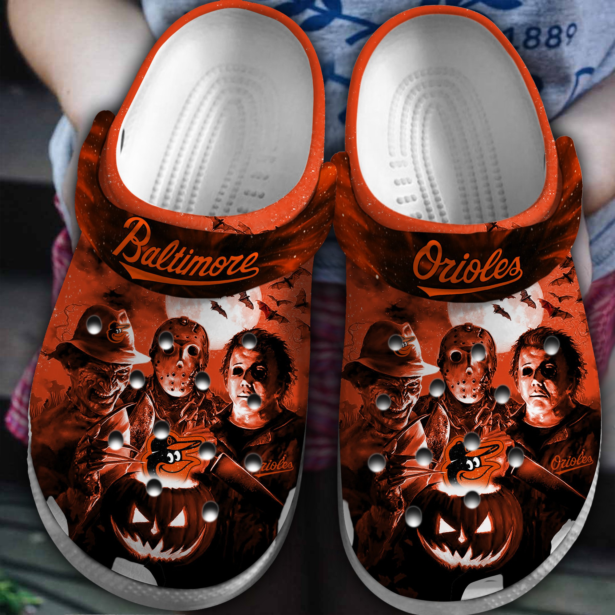 Baltimonre Ravens NFL Sport Crocs Crocband Clogs Shoes Comfortable For Men Women and Kids