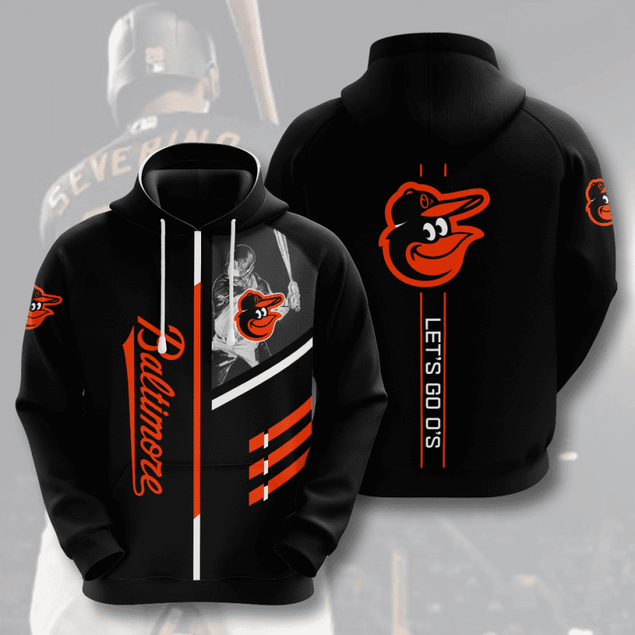 Baltimore Orioles 3D All Over Print Hoodie, Zip Hoodie