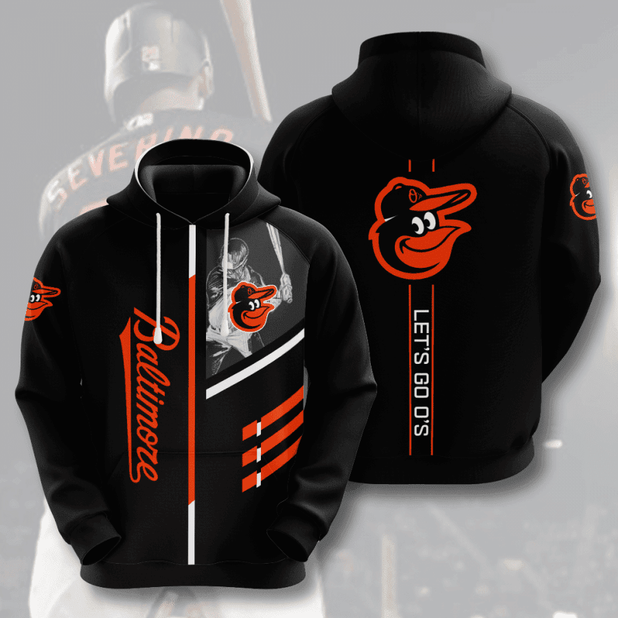 Baltimore Orioles 3D All Over Print Hoodie, Zip Hoodie