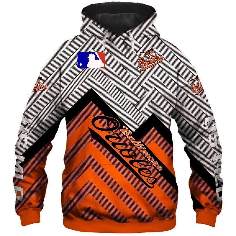 Baltimore Orioles 3D All Over Print Hoodie, Zip Hoodie