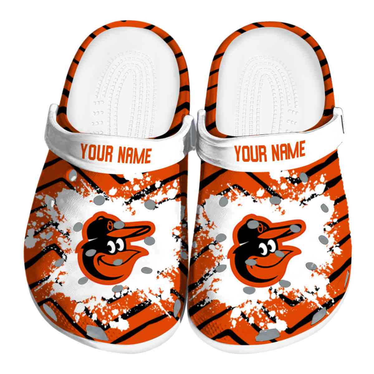 Baltimore Orioles MLB Sport Crocs Crocband Clogs Shoes Comfortable For Men Women and Kids