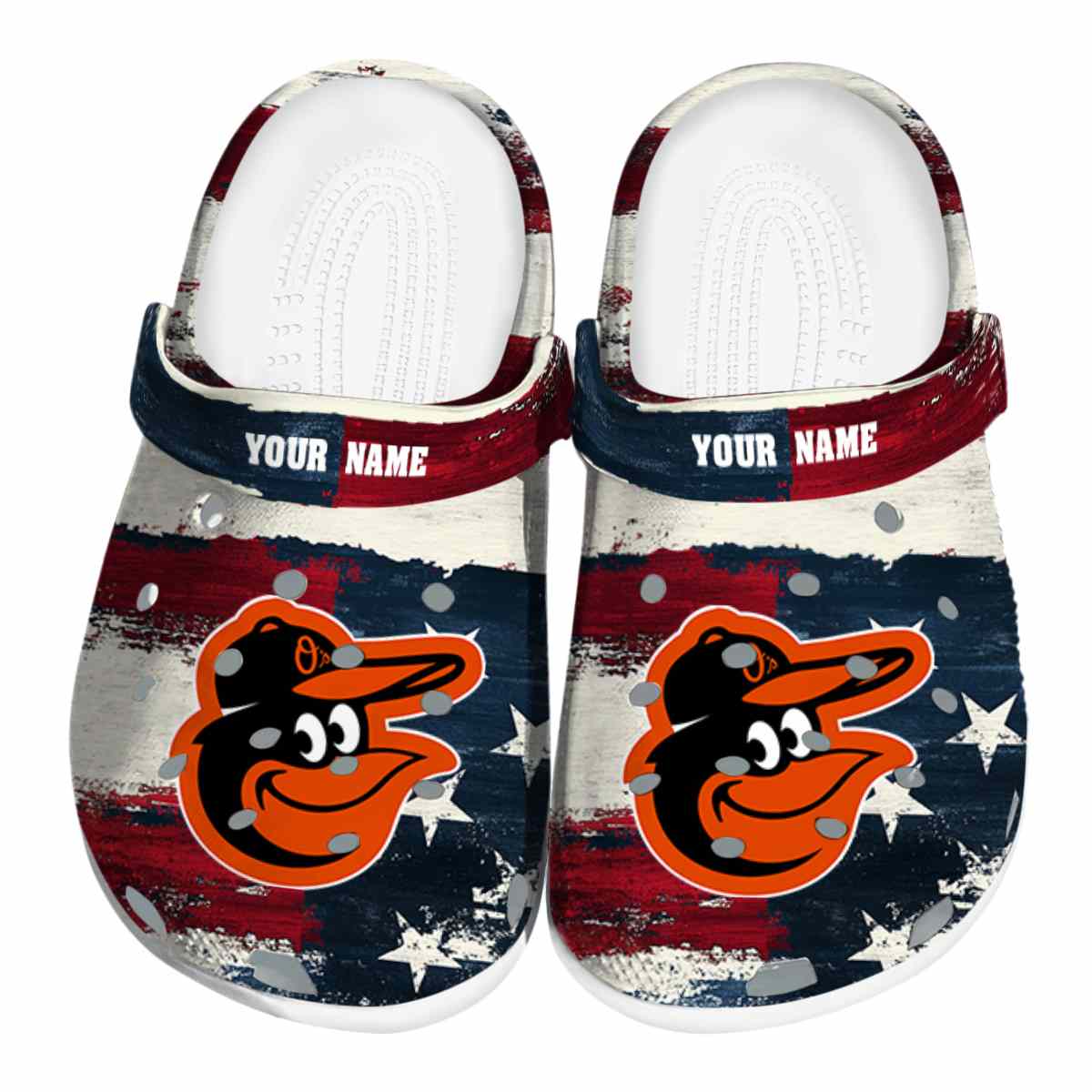 Baltimore Orioles MLB Sport Crocs Crocband Clogs Shoes Comfortable For Men Women and Kids