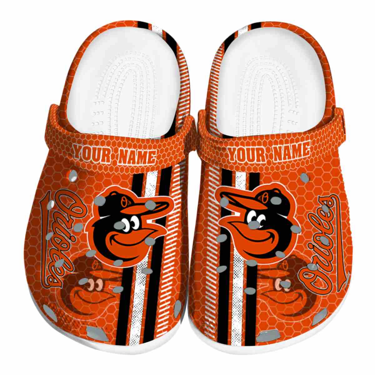 Baltimore Orioles MLB Sport Crocs Crocband Clogs Shoes Comfortable For Men Women and Kids