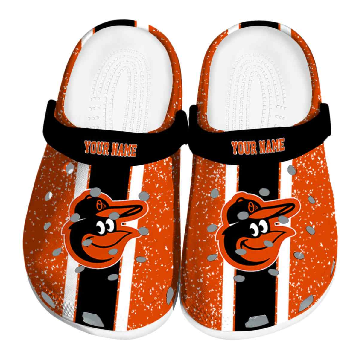 Baltimore Orioles MLB Sport Crocs Crocband Clogs Shoes Comfortable For Men Women and Kids