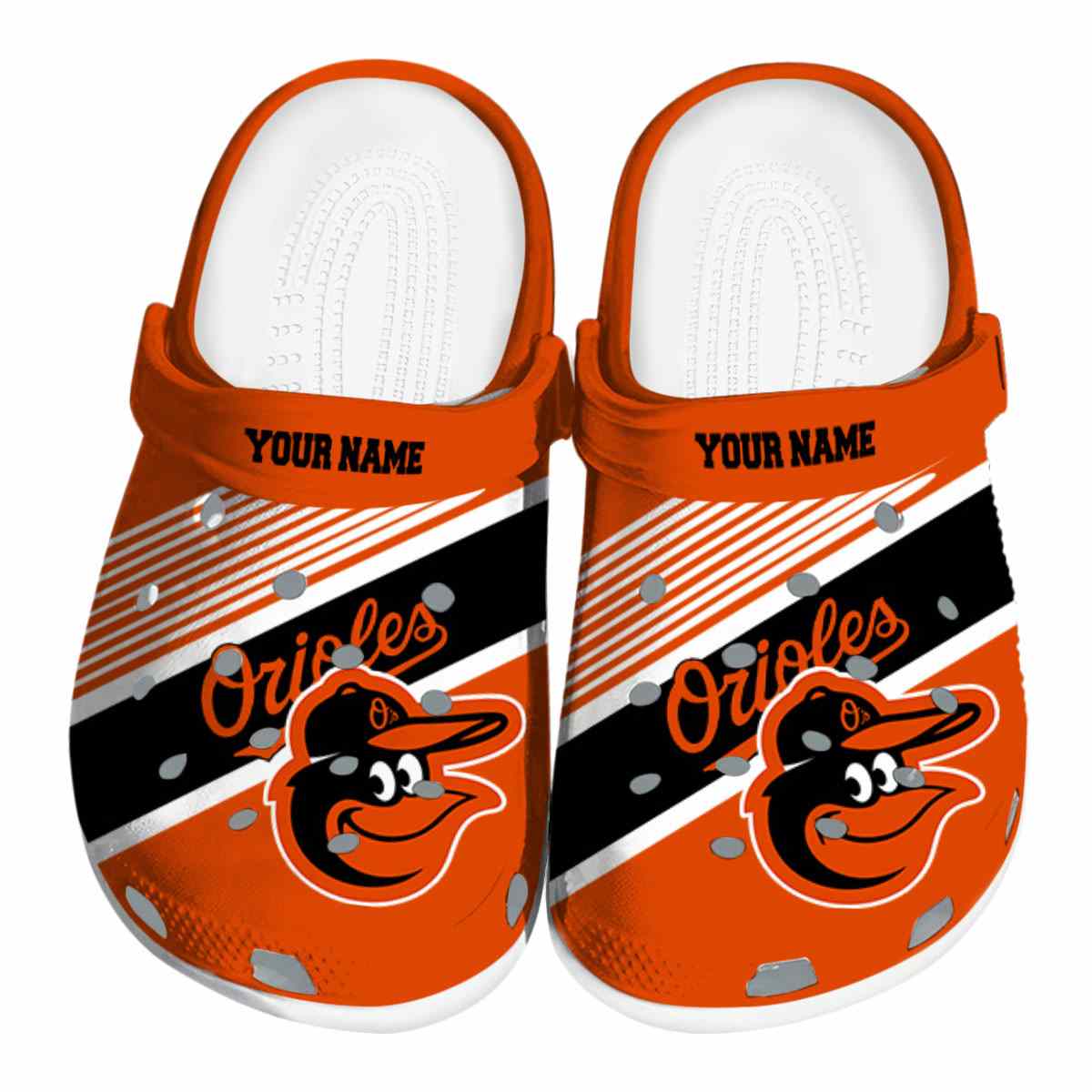 Baltimore Orioles MLB Sport Crocs Crocband Clogs Shoes Comfortable For Men Women and Kids