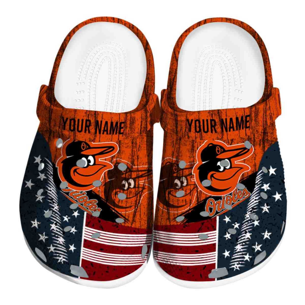 Baltimore Orioles MLB Sport Crocs Crocband Clogs Shoes Comfortable For Men Women and Kids