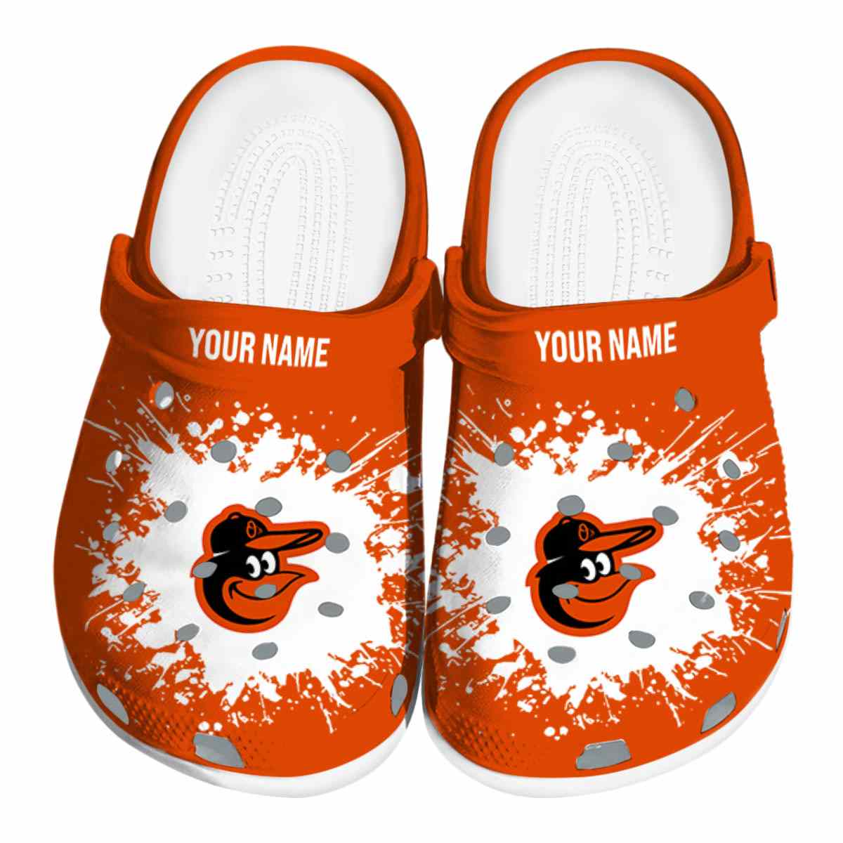 Baltimore Orioles MLB Sport Crocs Crocband Clogs Shoes Comfortable For Men Women and Kids