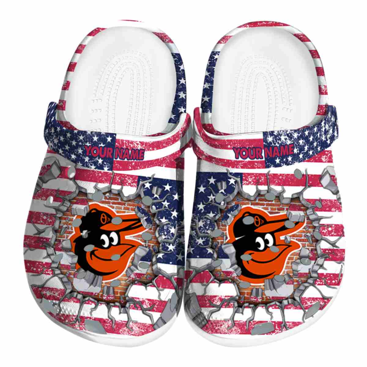Baltimore Orioles MLB Sport Crocs Crocband Clogs Shoes Comfortable For Men Women and Kids