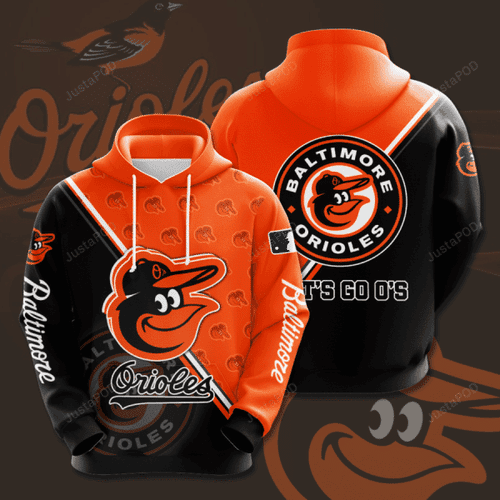 Baltimore Orioles Ncaa Football 3D All Over Print Hoodie, Zip Hoodie