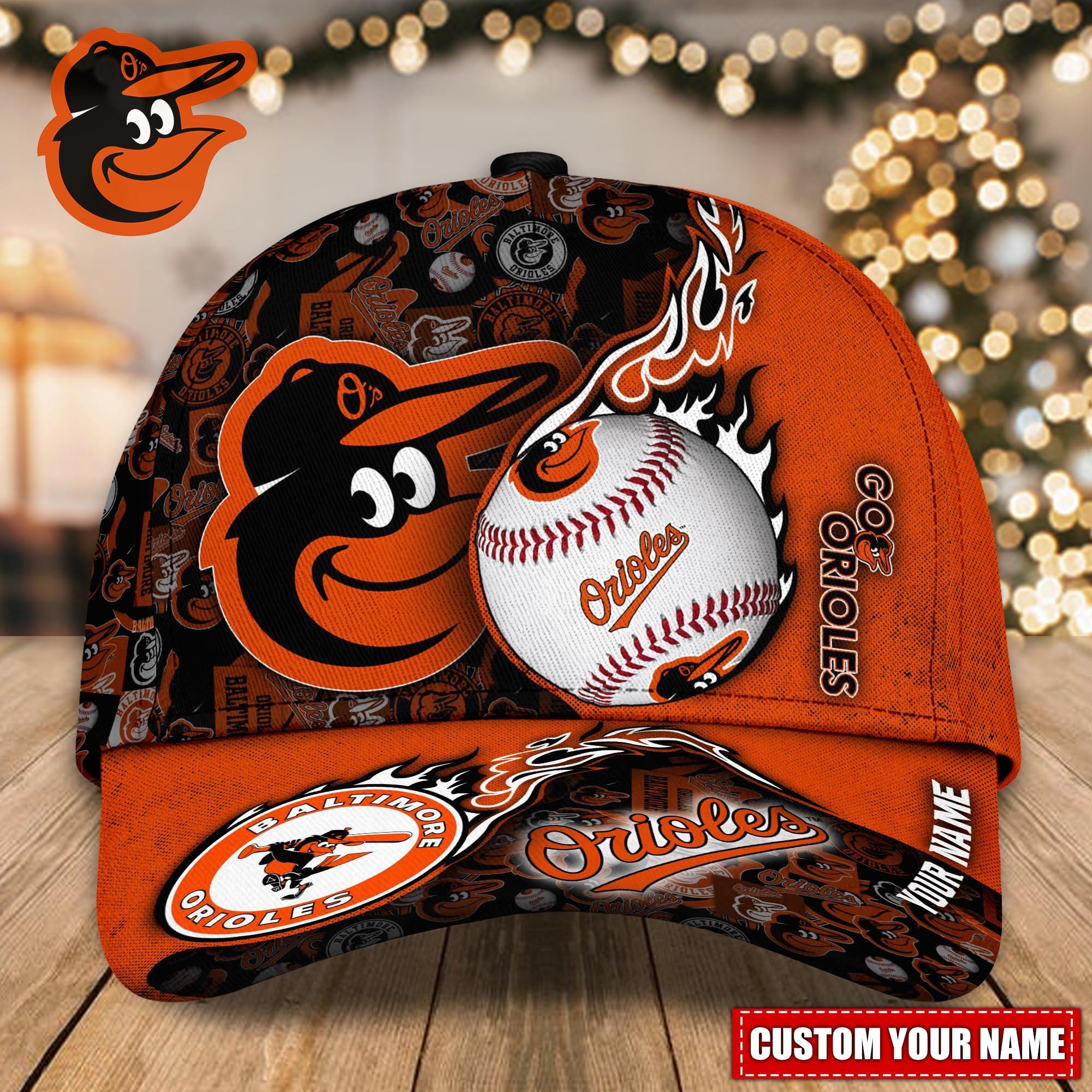 Baltimore Orioles Personalized Classic Caps, Baseball Caps Trucker Hats Custom Hats Gifts For Men & Women
