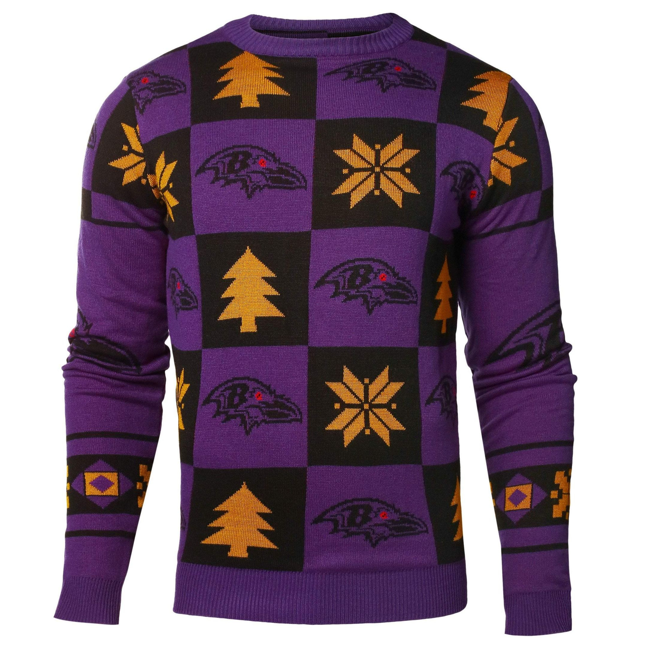 Baltimore Raven Forever Ugly Christmas Sweater Adult 3D Funny Matching for family