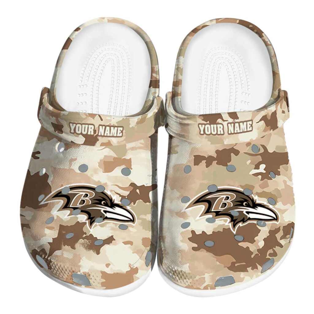 Baltimore Ravens Desert Camo ClogTVC1801947