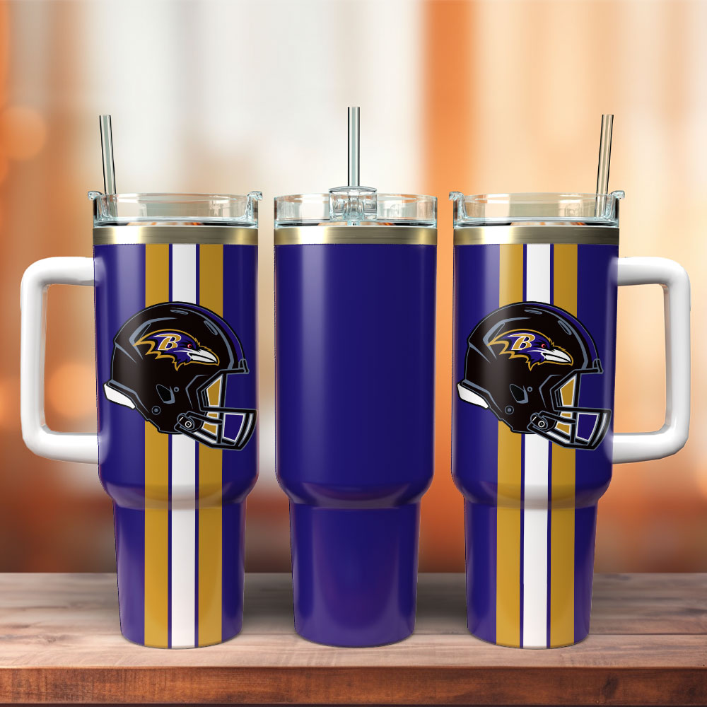 Baltimore Ravens Football NFL Custom Stanley Cup 40 oz 30 oz Tumbler With HandleTVC2301248